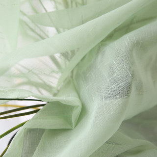 Sheer Curtain Notting Hill Luxury Sage Green Sheer Curtain 5