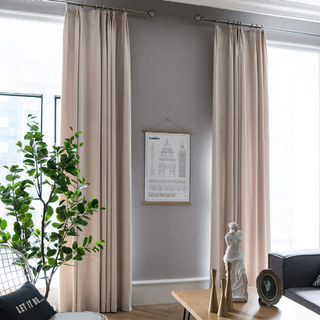 Lustrous Cream Velvet Curtains