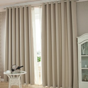 Regent Linen Style Beige Cream Curtain Drapes