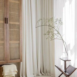 Premium Pearl White Velvet Curtain Drapes 5