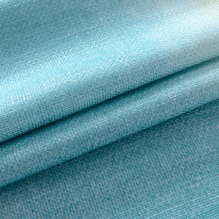 Sea Breeze Cocktail Sea Blue and Coconut White Striped Curtain 4