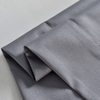 Superthick Light Grey 100% Blackout Curtain 14