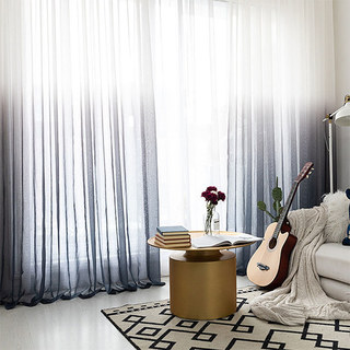 The Perfect Blend Ombre Dark Grey Sheer Curtain 6