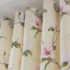 Morning Flower Boutique Cream Curtain 2