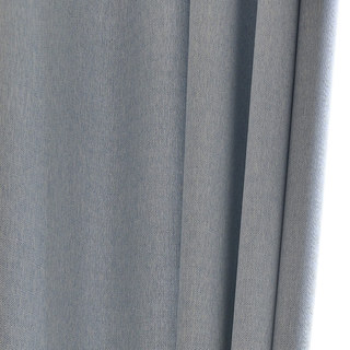 Blackout Zigzag Twill Baby Blue Curtain 6